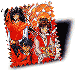 Miaka, Tamahome and Hotohori